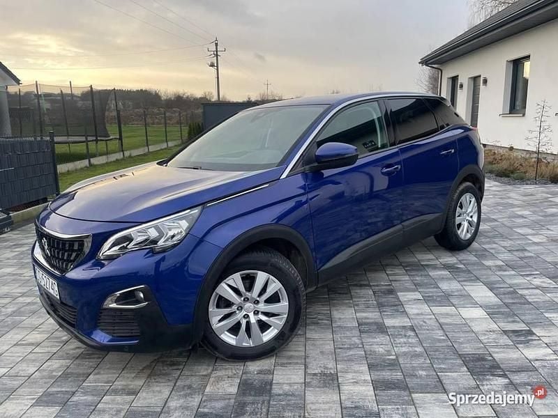 Niebieski Używany 2019 Peugeot 3008 SUV | 59 900 zł (Dobra cena) - Obraz 1/4