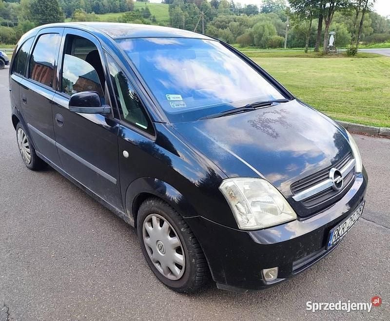 Czarny Używany 2004 Opel Meriva Minivan | 1600 zł (Super Cena) - Obraz 1/4