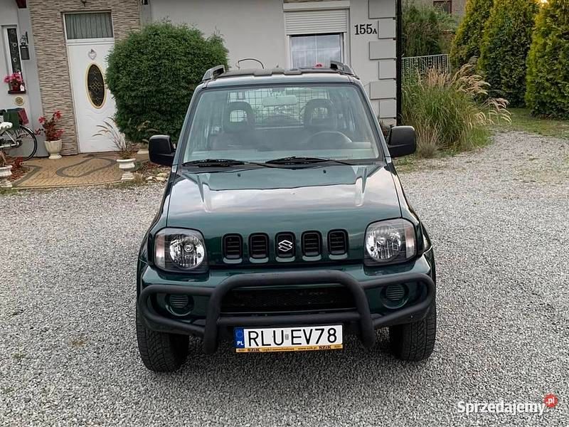 Zielony Używany 2000 Suzuki Jimny SUV | 19 900 zł (Dość drogi) - Obraz 1/4