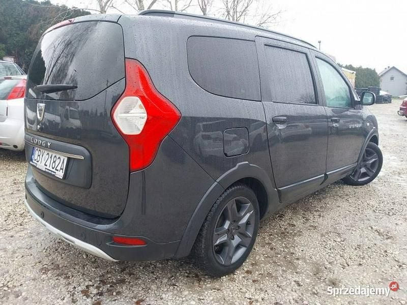 Szary (metalik) Używany 2017 Dacia Lodgy Minivan | 29 889 zł - Obraz 1/4