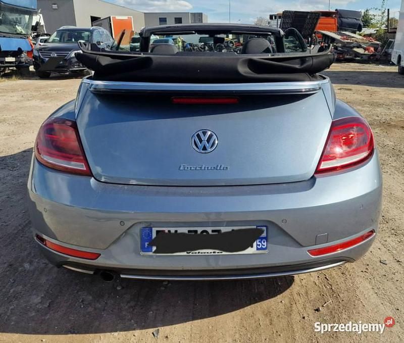 Niebieski Używany 2018 VW Beetle Kabriolet | 29 999 zł - Obraz 1/4