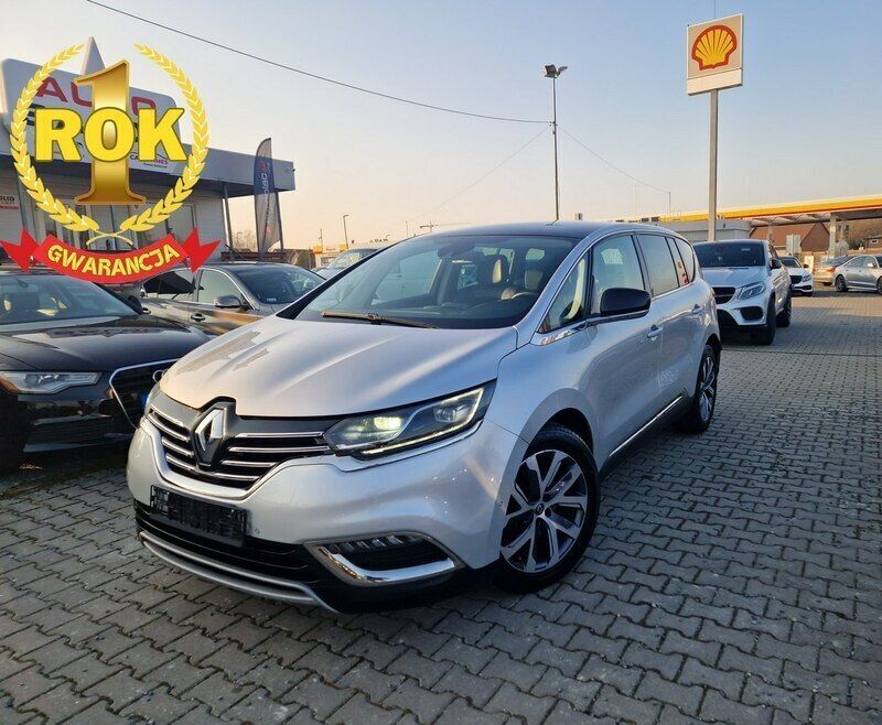 Srebrny Używany 2016 Renault Espace Minivan | 55 900 zł (Drogi) - Obraz 1/4