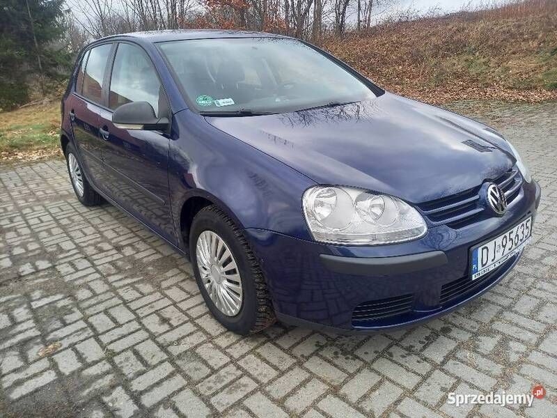 Niebieski Używany 2007 VW Golf V Hatchback | 14 500 zł (Uczciwa cena) - Obraz 1/4