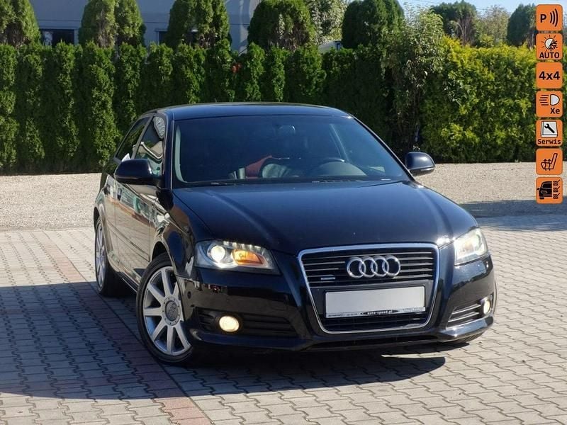 Czarny Używany 2009 Audi A3 Hatchback | 22 900 zł - Obraz 1/4