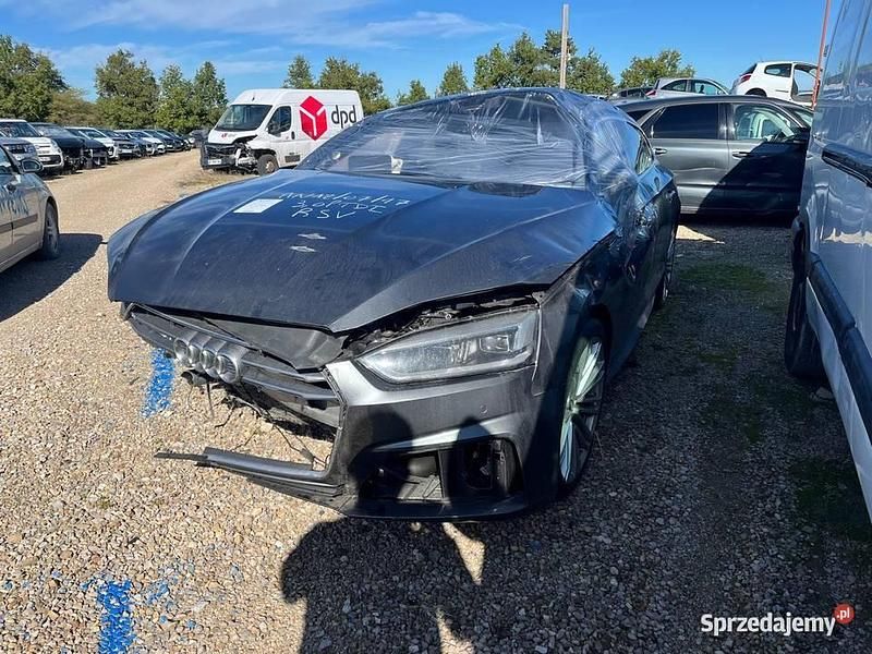 Szary Używany 2017 Audi A5 S-Line Coupe | 35 300 zł - Obraz 1/4