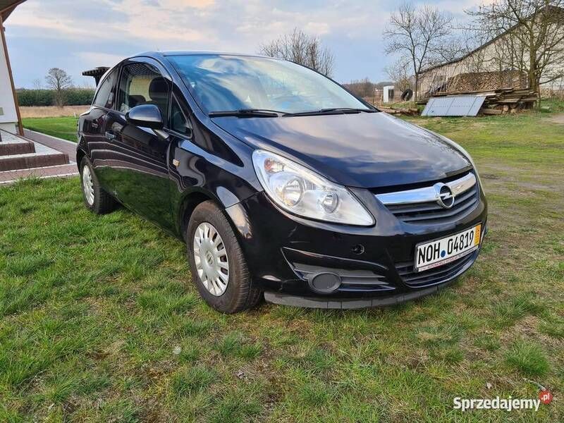 Używany Opel Corsa 60 KM (44 kW) 2009 Czarny Hatchback