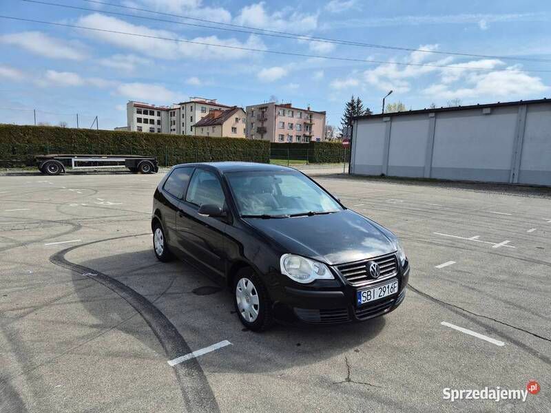 Czarny Używany 2009 VW Polo Hatchback | 9400 zł (Dobra cena) - Obraz 1/4