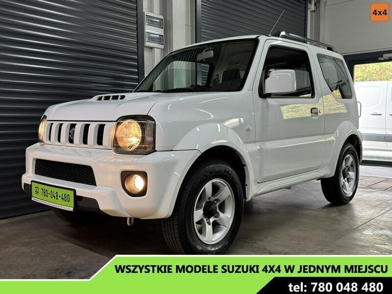 Biały Używany 2013 Suzuki Jimny SUV | 55 700 zł (Drogi) - Obraz 1/4