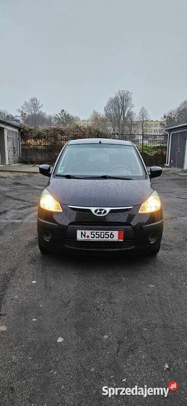 Czarny Używany 2010 Hyundai i10 Hatchback | 11 000 zł (Uczciwa cena) - Obraz 1/4
