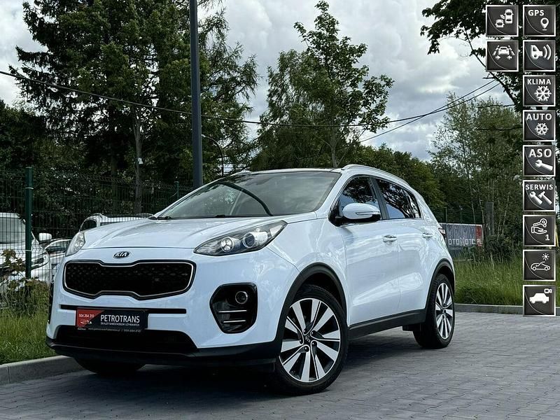 Biały Używany 2016 Kia Sportage SUV | 49 900 zł (Uczciwa cena) - Obraz 1/4
