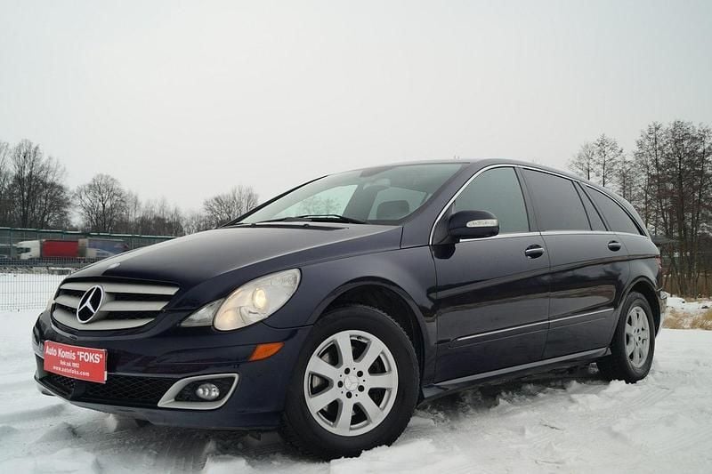 Niebieski ciemny (metalik) Używany 2006 Mercedes R350 Minivan | 34 900 zł - Obraz 1/4