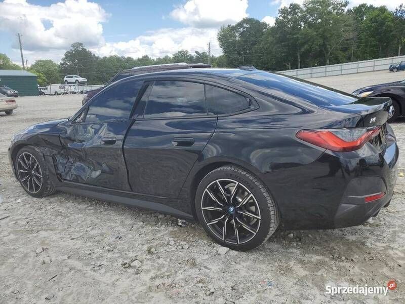 Czarny Używany 2022 BMW i4 Sedan/Limuzyna | 98 500 zł - Obraz 1/4