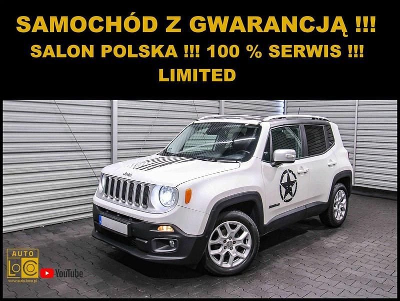 Biały (metalik) Używany 2017 Jeep Renegade SUV | 44 999 zł (Dobra cena) - Obraz 1/4
