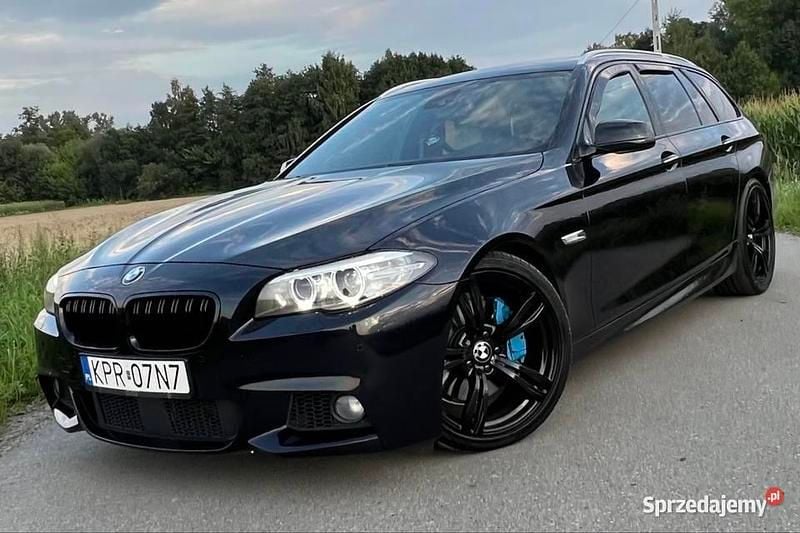 Granatowy Używany 2012 BMW 535 Sport Line Kombi | 47 900 zł (Uczciwa cena) - Obraz 1/4