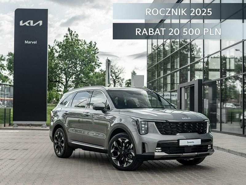 Srebrny (metalik) Nowe 2025 Kia Sorento SUV | 272 200 zł (Dość drogi) - Obraz 1/4