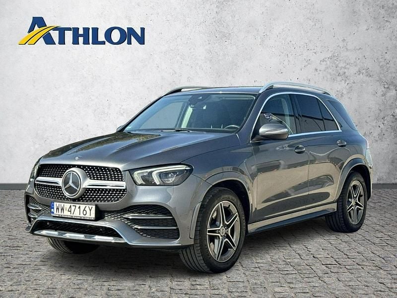 Szary (metalik) Używany 2021 Mercedes GLE300 SUV | 183 900 zł - Obraz 1/4