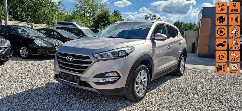 Szary (metalik) Używany 2016 Hyundai Tucson SUV | 59 900 zł - Obraz 1/4