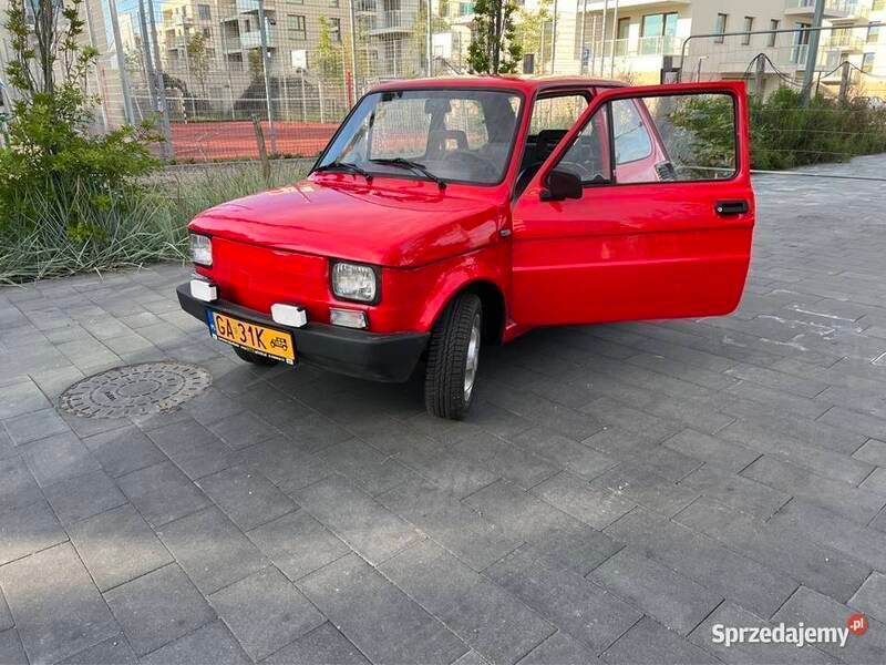 Czerwony Używany 1990 Fiat 126 Hatchback | 29 900 zł - Obraz 1/4