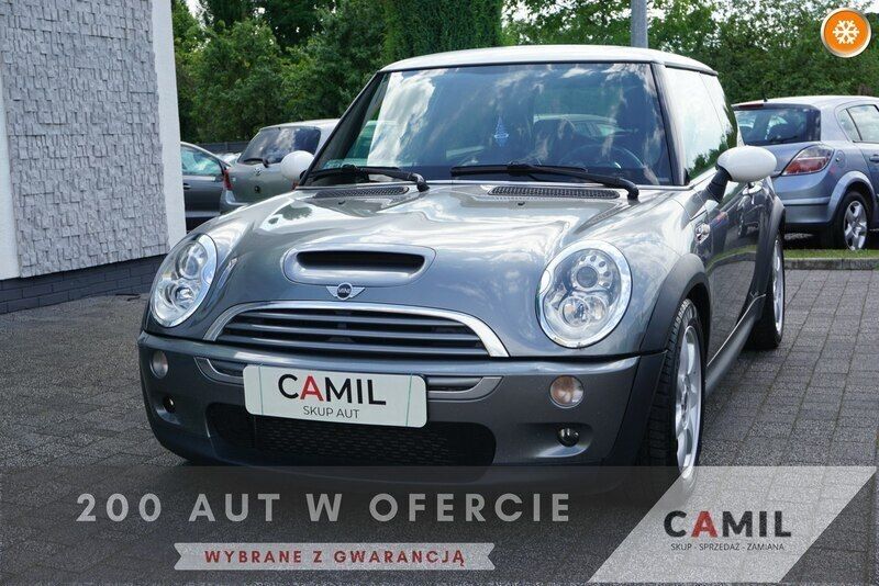 Szary (metalik) Używany 2006 Mini Cooper S Hatchback | 16 900 zł - Obraz 1/3