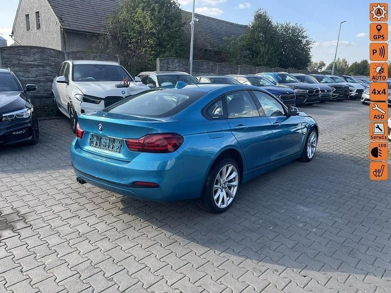 Niebieski jasny (metalik) Używany 2019 BMW 420 Sedan/Limuzyna | 47 900 zł - Obraz 1/4