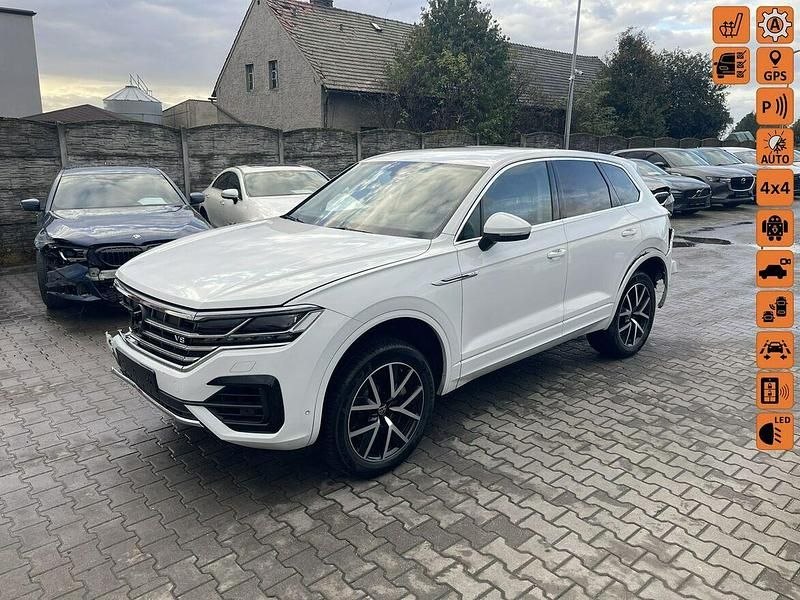 Biały Używany 2020 VW Touareg SUV | 129 900 zł - Obraz 1/4