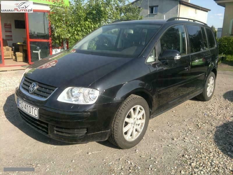 Używany VW Touran 105 KM (77 kW) 2006 Czarny (metalik) Minivan