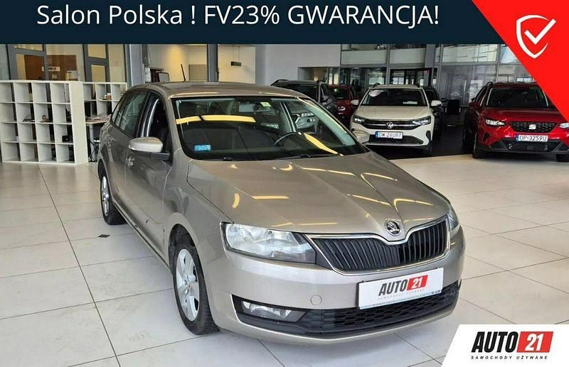 Brązowobeżowy Używany 2018 Skoda Rapid Hatchback | 25 900 zł (Dobra cena) - Obraz 1/4