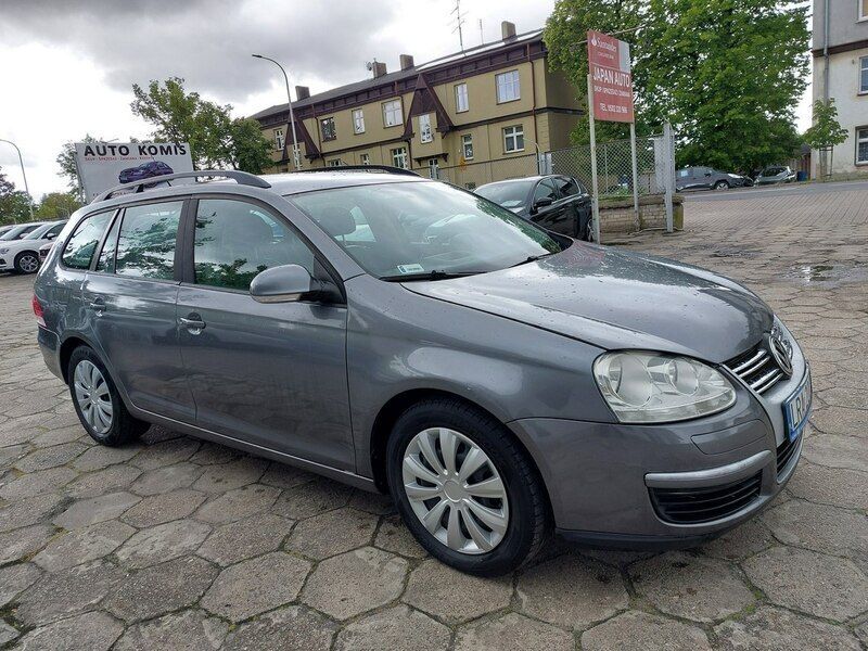 Szary Używany 2008 VW Golf VI Kombi | 9300 zł (Uczciwa cena) - Obraz 1/4