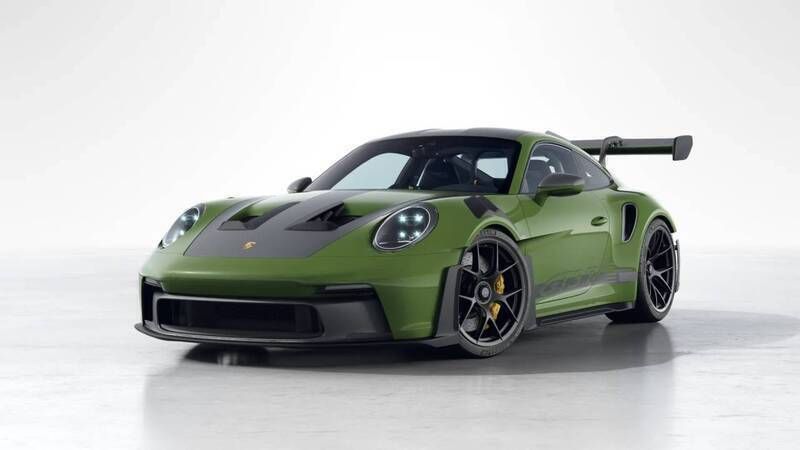 Kolor na życzenie – pts (paint to sample): olive green Nowe 2024 Porsche 911 GT3 RS Coupe | 1 750 600 zł - Obraz 1/4