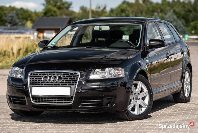 Czarny Używany 2008 Audi A3 Sportback Hatchback | 23 900 zł (Drogi) - Obraz 1/4