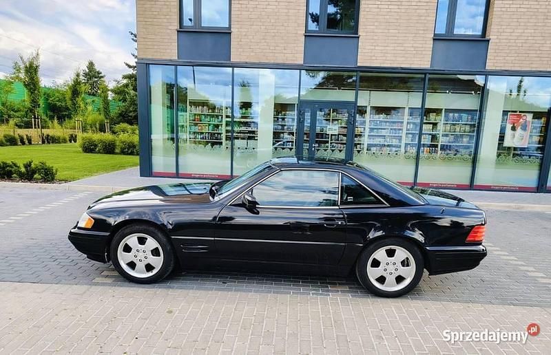 Czarny Używany 1998 Mercedes SL500 Kabriolet | 89 950 zł - Obraz 1/4