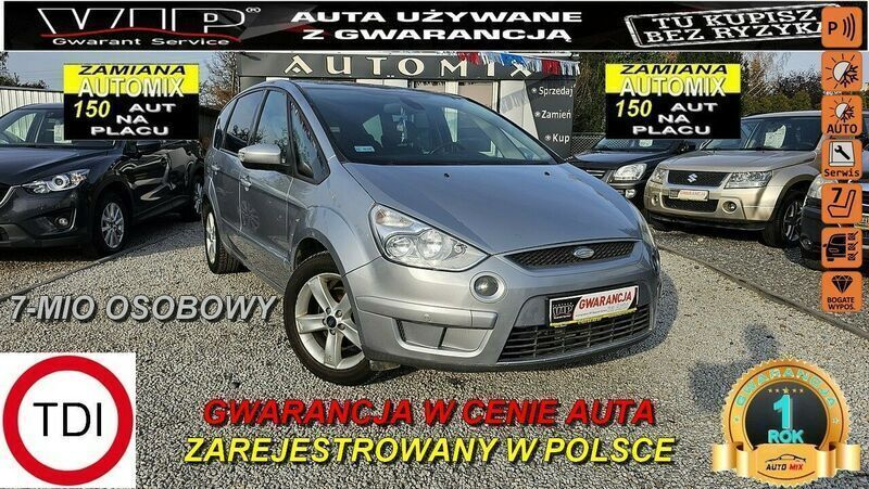 Szary Używany 2006 Ford S-MAX S Minivan | 15 800 zł (Uczciwa cena) - Obraz 1/3