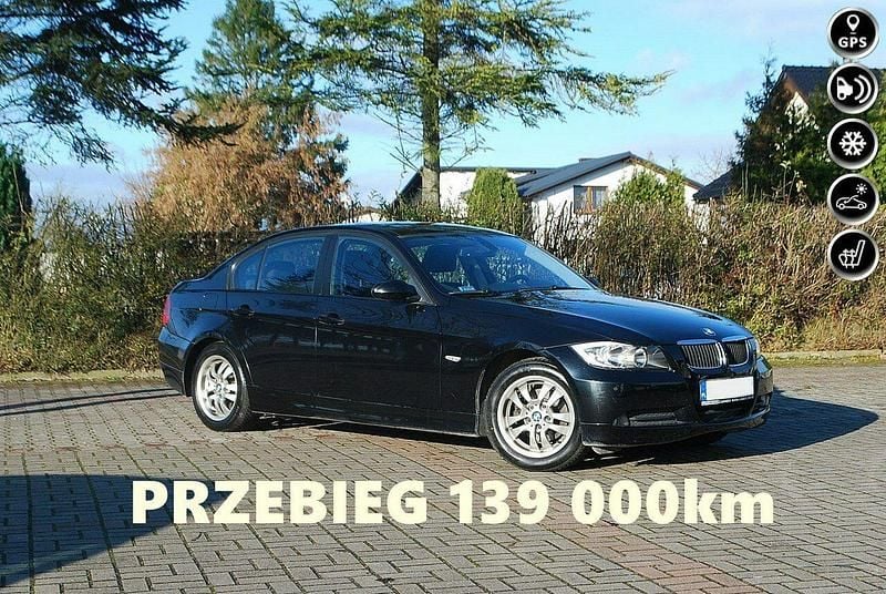 Czarny (metalik) Używany 2006 BMW 318 Sedan/Limuzyna | 18 900 zł (Uczciwa cena) - Obraz 1/4