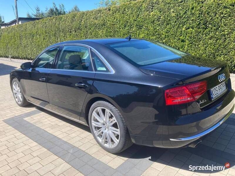 Czarny Używany 2013 Audi A8L Sedan/Limuzyna | 90 000 zł - Obraz 1/4