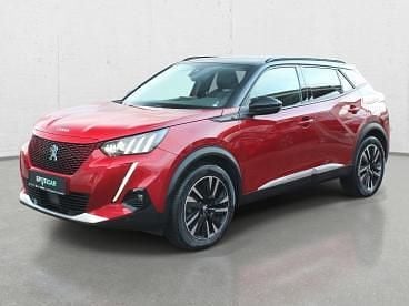 Czerwony Używany 2021 Peugeot e-2008 GT-line SUV | 69 900 zł - Obraz 1/4