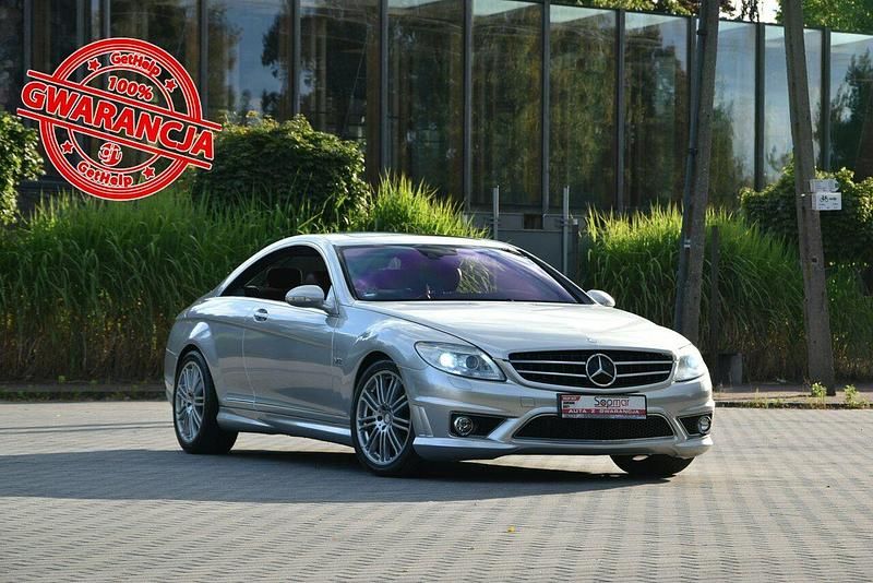 Srebrny (metalik, perła) Używany 2006 Mercedes CL600 AMG Coupe | 89 900 zł - Obraz 1/4