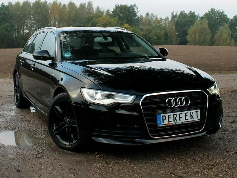 Czarny Używany 2012 Audi A6 S-Line Kombi | 49 999 zł - Obraz 1/4