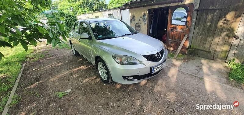 Srebrny Używany 2007 Mazda 3 Hatchback | 6499 zł (Dobra cena) - Obraz 1/4