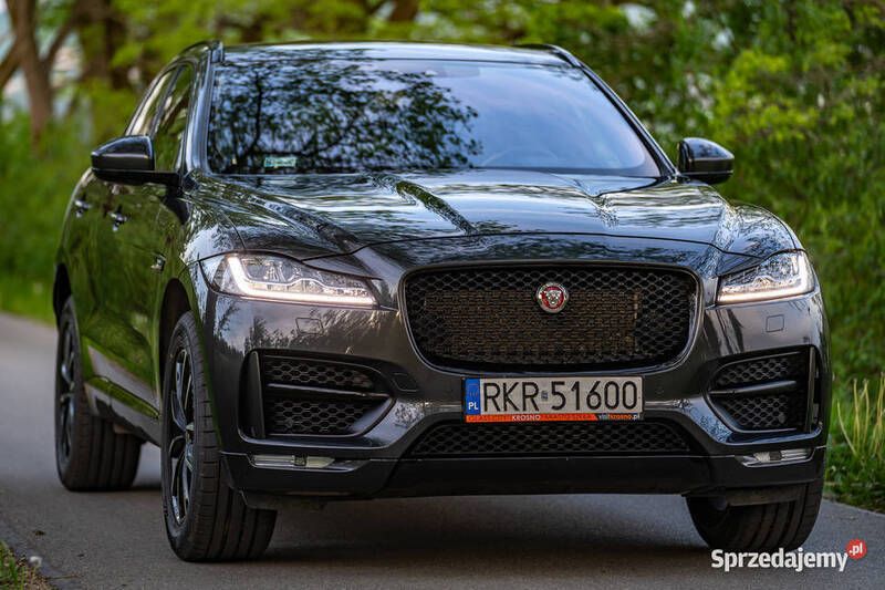 Czarny Używany 2016 Jaguar F-Pace R-Sport SUV | 93 000 zł (Dość drogi) - Obraz 1/4