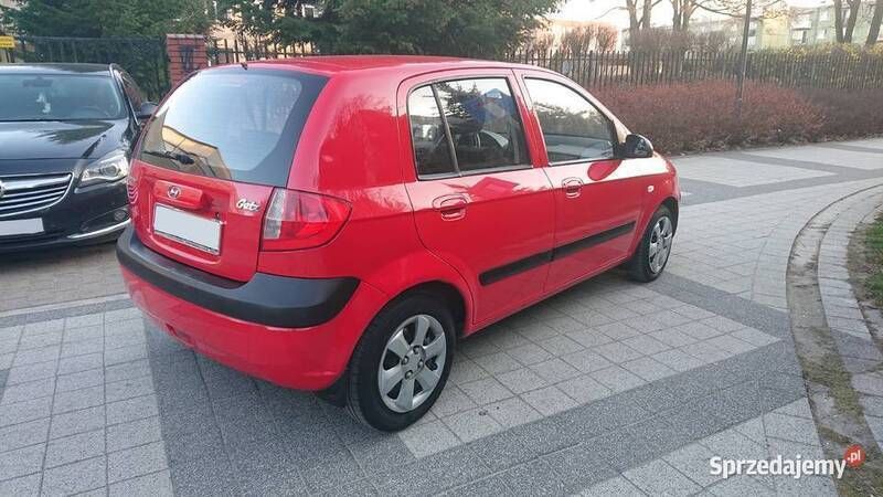 Czerwony Używany 2008 Hyundai Getz Hatchback | 4300 zł (Uczciwa cena) - Obraz 1/4