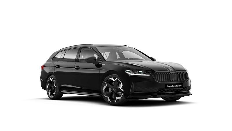 Czerń ebony metalizowany Nowe 2025 Skoda Superb SportLine Kombi | 261 000 zł (Dość drogi) - Obraz 1/4