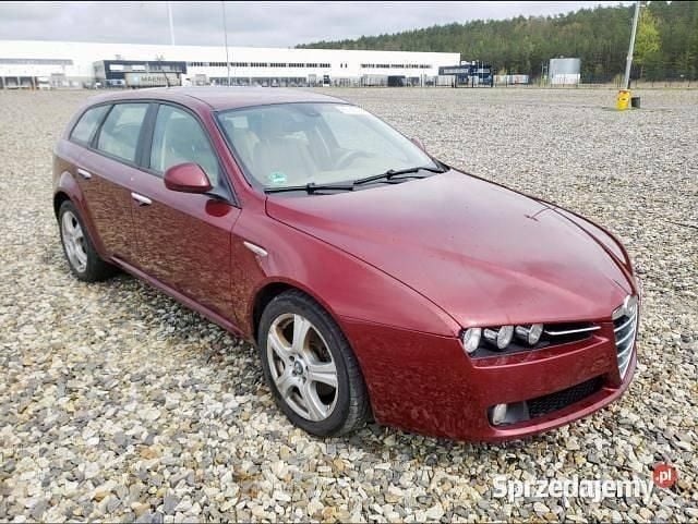 Bordowy Używany 2008 Alfa Romeo 159 Distinctive Kombi | 9900 zł (Uczciwa cena) - Obraz 1/4