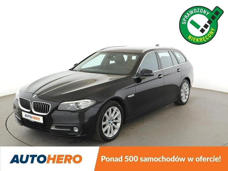Czarny Używany 2016 BMW 525 Kombi | 66 900 zł (Uczciwa cena) - Obraz 1/3