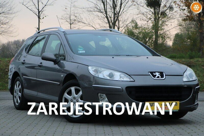 Grafitowy Używany 2009 Peugeot 407 Kombi | 11 800 zł (Uczciwa cena) - Obraz 1/4