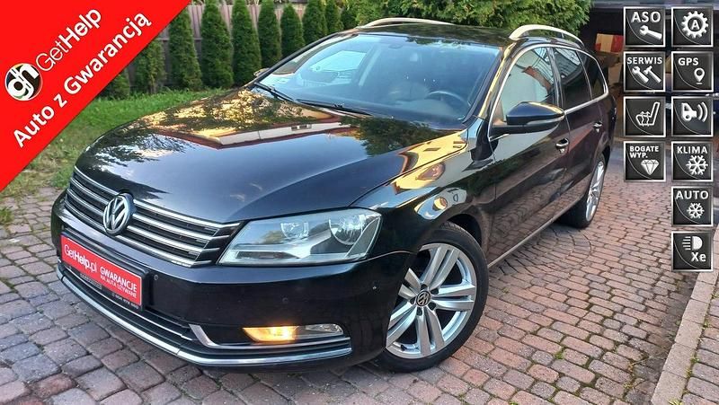 Czarny Używany 2011 VW Passat Kombi | 20 900 zł - Obraz 1/4