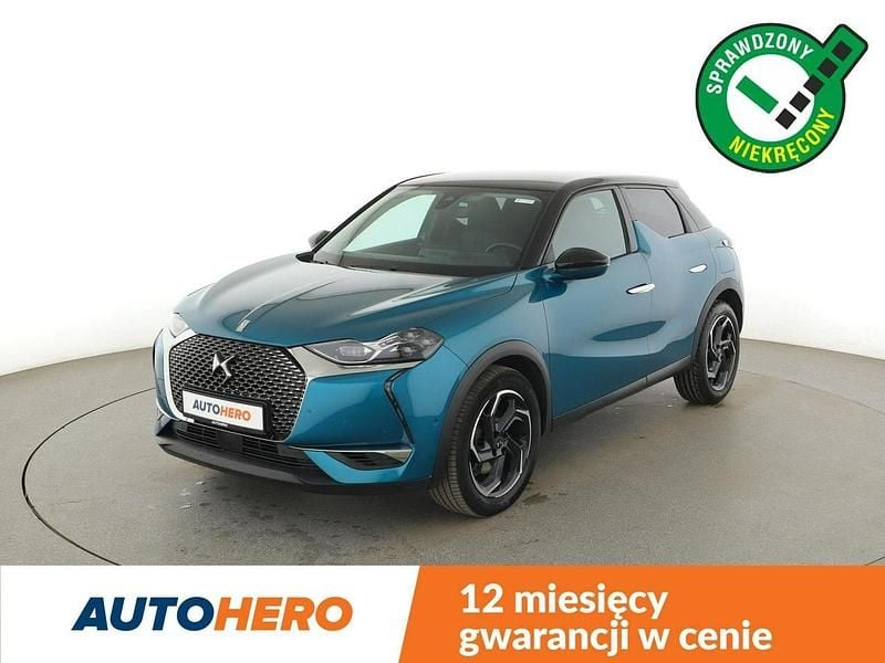 Niebieski Używany 2020 DS Automobiles DS3 Crossback Rivoli SUV | 58 100 zł - Obraz 1/3