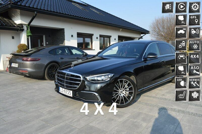 Czarny Używany 2021 Mercedes S400 Sedan/Limuzyna | 382 000 zł (Uczciwa cena) - Obraz 1/4