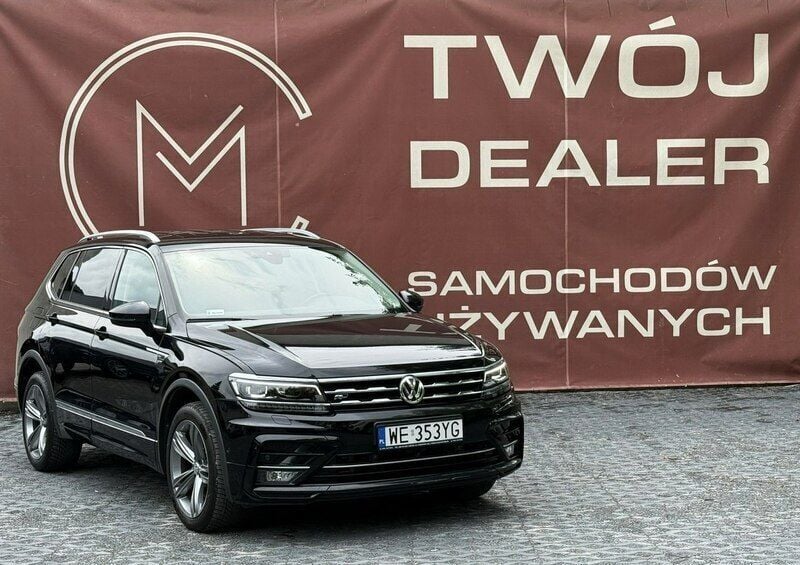Czarny (metalik) Używany 2019 VW Tiguan Allspace SUV | 122 800 zł (Uczciwa cena) - Obraz 1/3