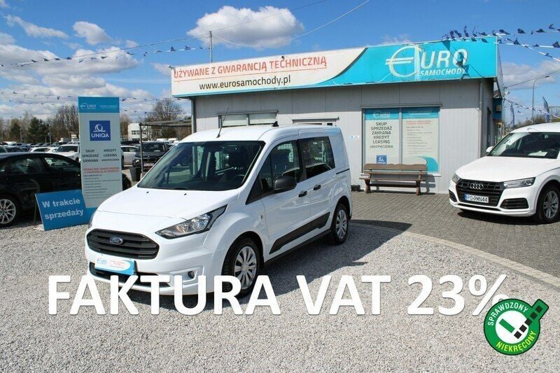 Biały Używany 2021 Ford Transit Kombi | 55 203 zł (Dość drogi) - Obraz 1/4