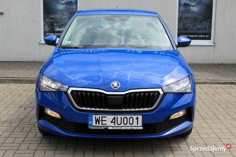 Niebieski Używany 2021 Skoda Scala Ambition Hatchback | 50 900 zł (Dość drogi) - Obraz 1/4
